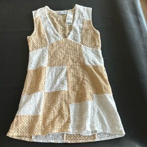 Urban Outfitters cream and white dress, size XS